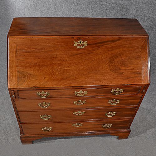 fig 4. Antique Bureau Writing Study Desk Fine Quality Mahogany English Georgian c1800