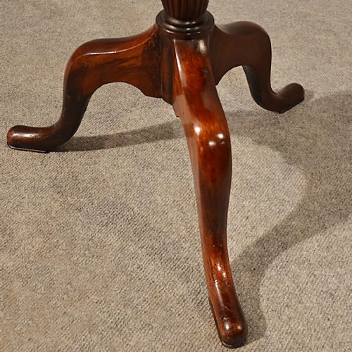 fig 3. Antique Oval Table Lamp Occasional Side Tripod Wine Fine English Victorian c1860