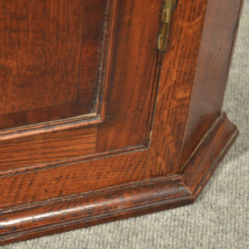 fig 4. Antique Oak Corner Cupboard Quality English Georgian Display Cabinet c1800
