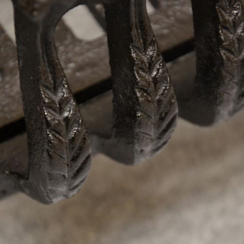fig 2. Antique Fire Basket Chimney Hearth Fireplace Iron Grate c1900