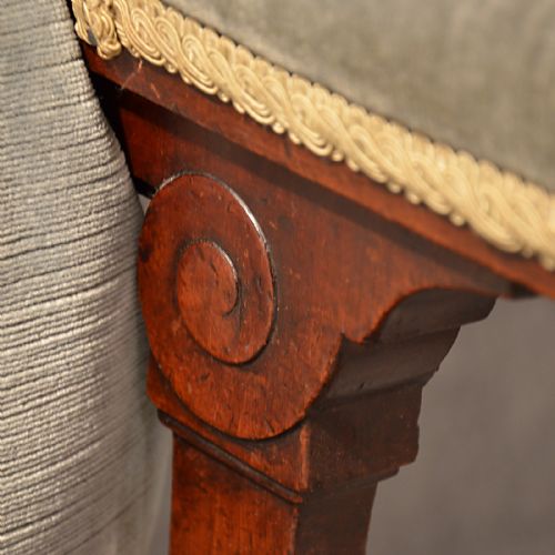 fig 3. Antique Armchair Walnut Club Lounge Salon Easy Chair English Victorian c1900