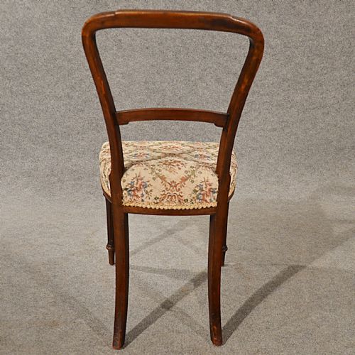 fig 2. Antique Side Chair Study Desk Hall Dining Seat Victorian English c1900