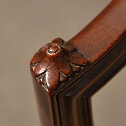 fig 3. Antique Side Chair Study Desk Hall Dining Victorian Hepplewhite Revival c1880
