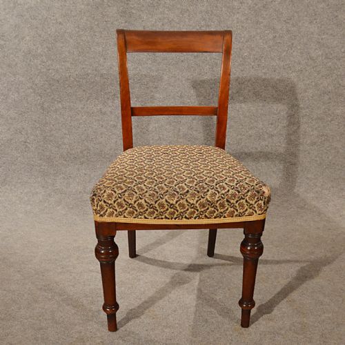 fig 3. Antique Dining Chairs Quality Set of 6 English Victorian Nautical Interest c1890