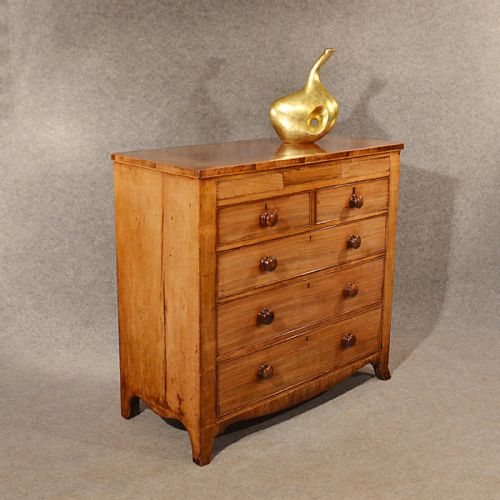Antique Chest of Drawers Quality Georgian Tallboy Inlaid Mahogany English C1780
