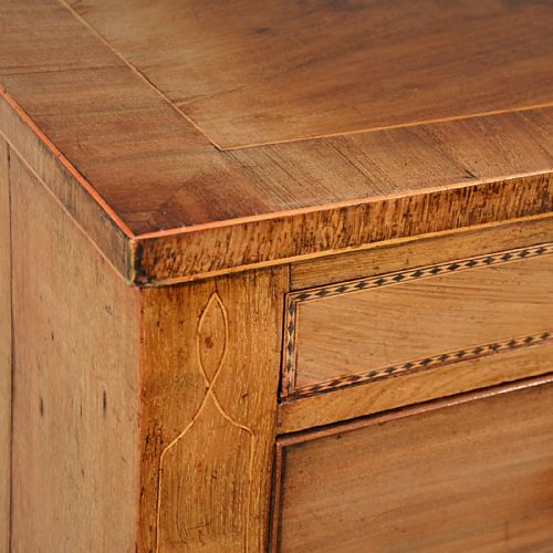 fig 2. Antique Chest of Drawers Quality Georgian Tallboy Inlaid Mahogany English c1780