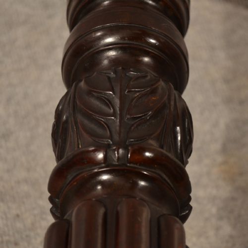 fig 2. Antique Coat Stand Umbrella Hat Cloak Rack Mahogany English Victorian c1850