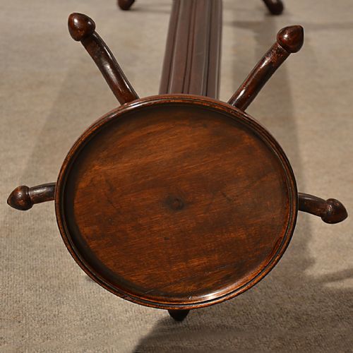 fig 3. Antique Coat Stand Umbrella Hat Cloak Rack Mahogany English Victorian c1850