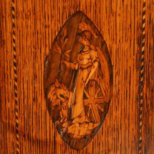 fig 4. Antique Oak Corner Cupboard Quality Large English Georgian Display Cabinet c1780