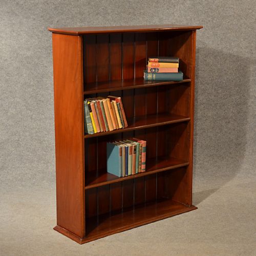 Antique Bookcase Display Library Book Cabinet English Victorian Mahogany C1900
