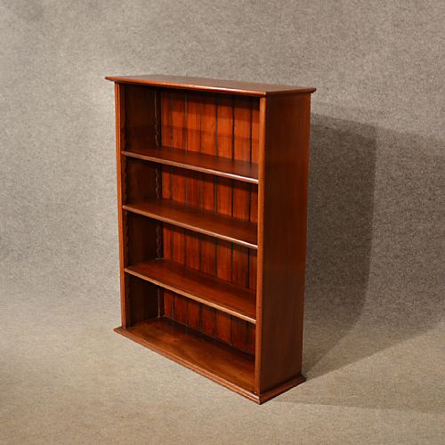 fig 2. Antique Bookcase Display Library Book Cabinet English Victorian Mahogany c1900