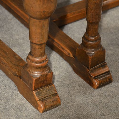 fig 5. Antique Leather & Oak Dining Chairs Set 6 Wide Quality English Victorian c1900