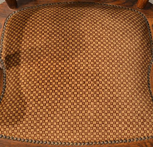 fig 4. Vintage Oak Windsor Rocking Easy Chair Armchair Excellent Condition Art Deco