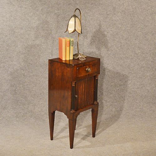 Antique Small Side Cabinet Bedside Stand Quality Mahogany English Regency C1820