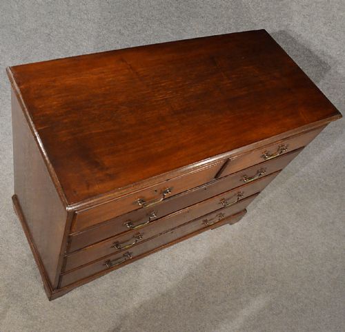 fig 2. Antique Chest of Drawers Georgian English Oak Tallboy c1800