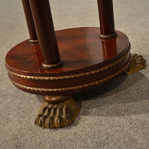 fig 2. Antique Display Table Dumb Waiter Jardiniere Stand Torchere Empire Style c1880