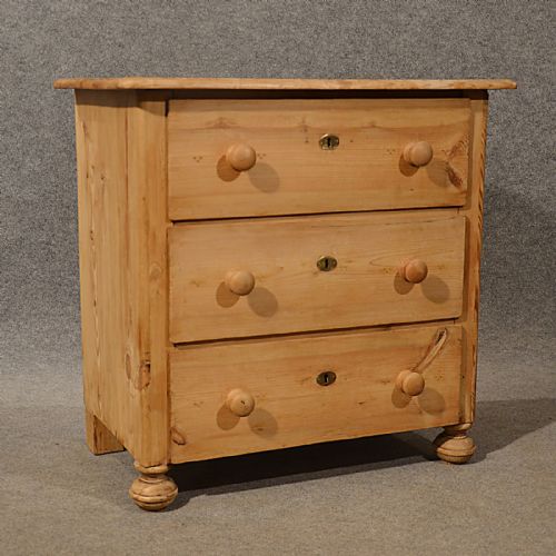fig 2. Antique Pine Small Chest of Drawers Quality Original English Victorian c1880