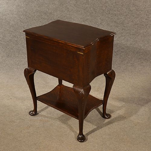 fig 2. Antique Specimen Cabinet Drawers Canteen Collectors Chest Edwardian Oak c1900