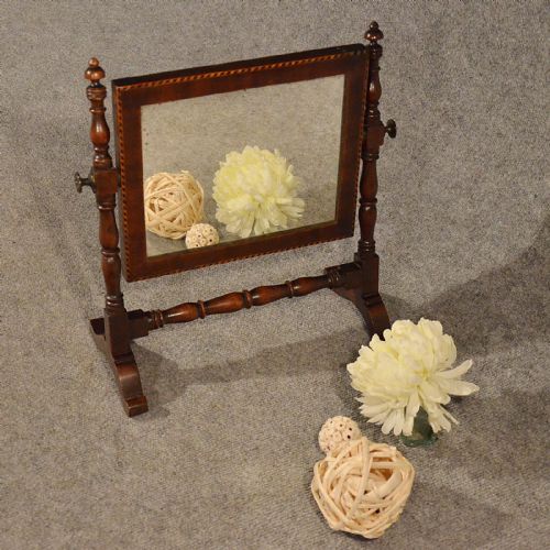 Antique Regency Mirror Small Dressing Ladies Toilet Swing Vanity English C1820