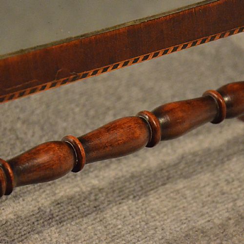 fig 2. Antique Regency Mirror Small Dressing Ladies Toilet Swing Vanity English c1820