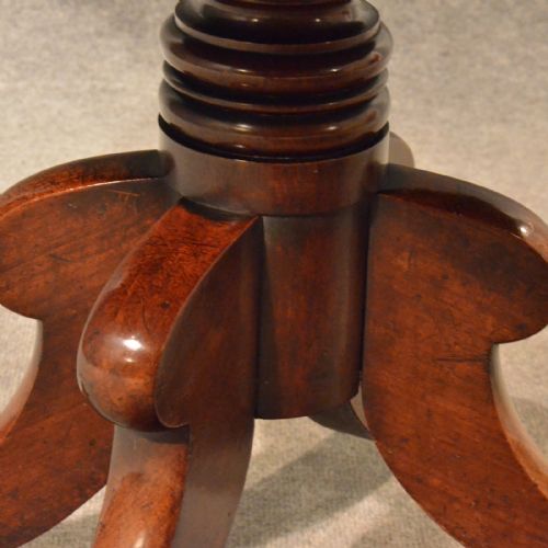 fig 4. Antique Table Card Games Tea Sofa Hall Folding English Regency Mahogany c1830