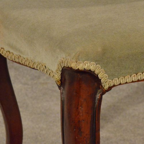 fig 3. Antique Side Chair Study Desk Hall Dining Seat Victorian Cabriole English c1850