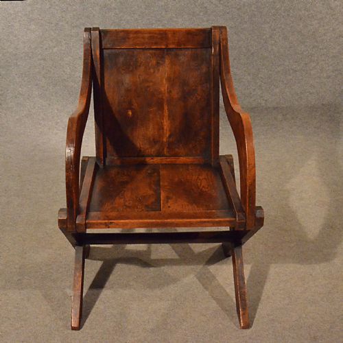 fig 2. Antique Oak Glastonbury Study Desk Elbow Country Chair Quality Armchair c1900