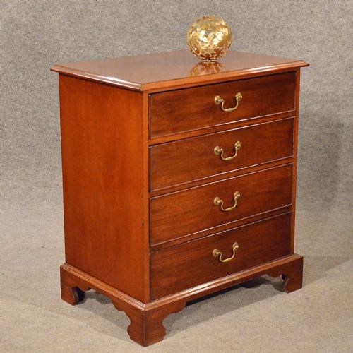 Antique Small Chest of Drawers Bedside Cabinet Quality English Victorian C1850