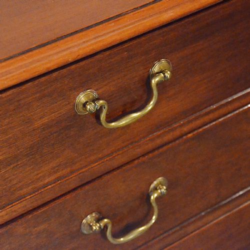 fig 3. Antique Small Chest of Drawers Bedside Cabinet Quality English Victorian c1850