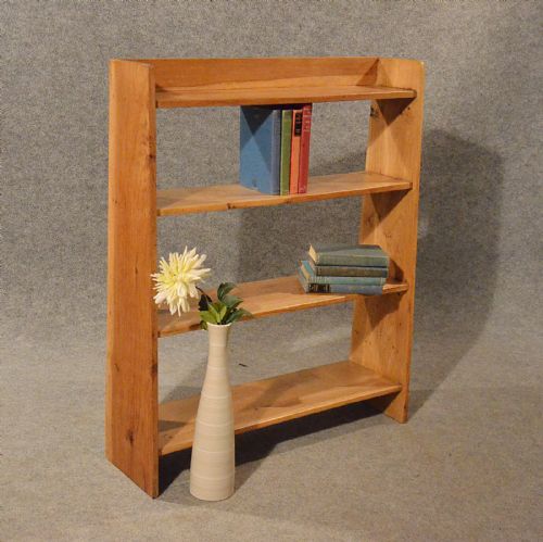 Antique Bookcase Display Wall Shelves Whatnot Solid English Oak Victorian C1900