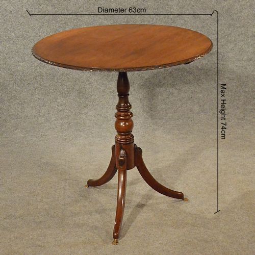 fig 1. Antique Table Side Lamp Wine Occasional Mahogany Quality English Victorian c1880