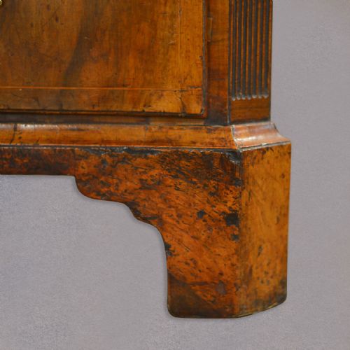 fig 2. Antique Chest of Drawers, English Walnut Mid Georgian Tallboy, c.1750
