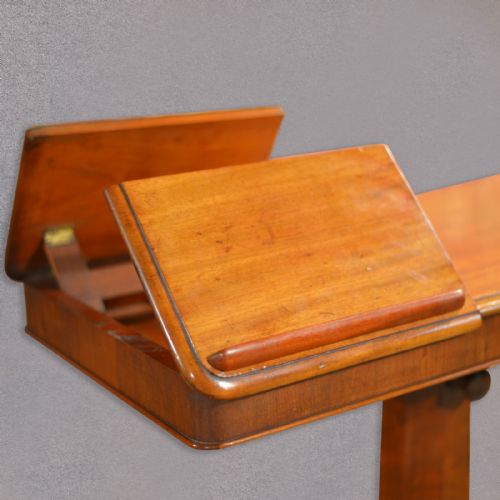 fig 2. Antique Dual Reading Table, Duet Music Stand, Adjustable Bed Table English c1870