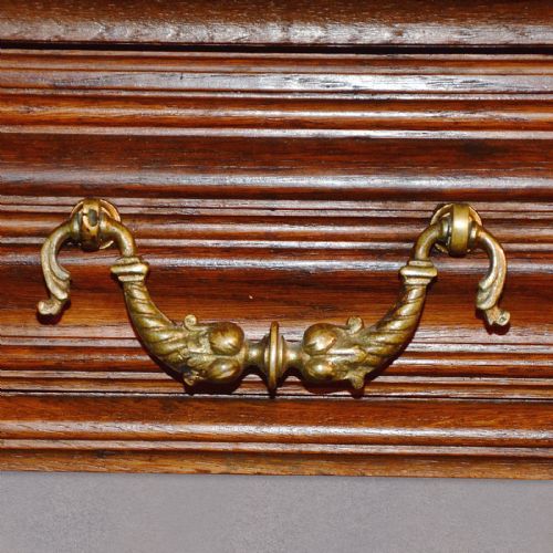 fig 1. Antique European Oak Sideboard, Dresser, Credenza, Buffet, 19th Century, c.1870