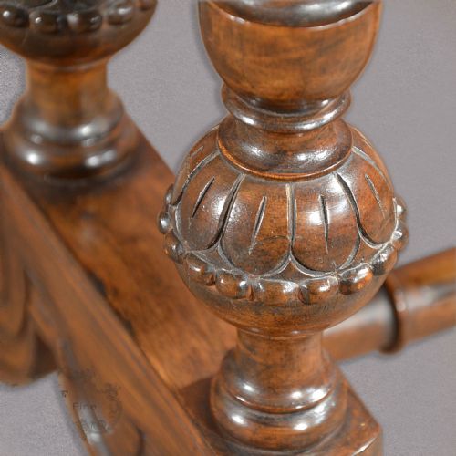 fig 4. Antique Fold Over Card Table in Burr Walnut Veneer. Victorian c.1870