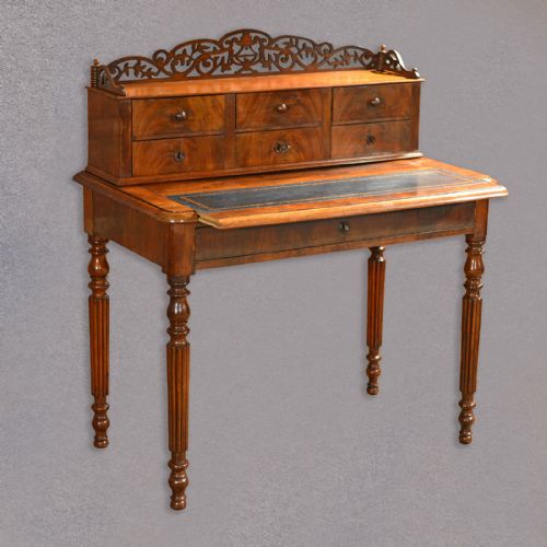 Antique Lady's Writing Table, French Bonheur Du Jour, Louis Philippe Desk C1840