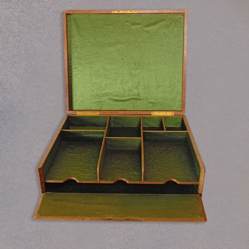 fig 2. Antique Leather Stationery Box, A. Forster, Wien, Writing, Communication Case