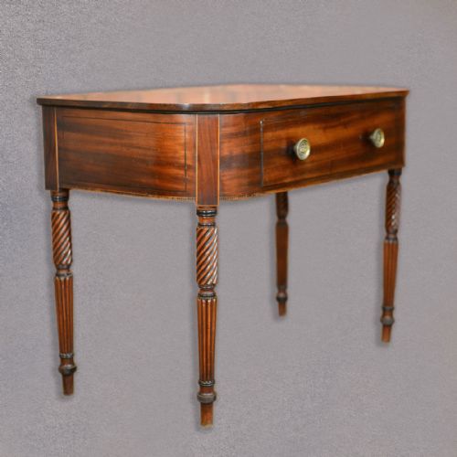 fig 2. Antique Regency Side Table, Mahogany Console Desk, English, Library, Hall c.1830