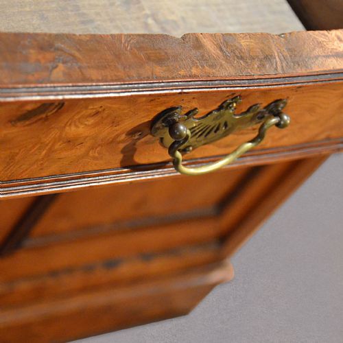 fig 3. Antique Sideboard Continental Elm Buffet Country Cupboard Cabinet C19th