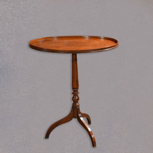 Antique Tea Table, Regency Tripod Lamp Side Table, English Georgian Server C1820