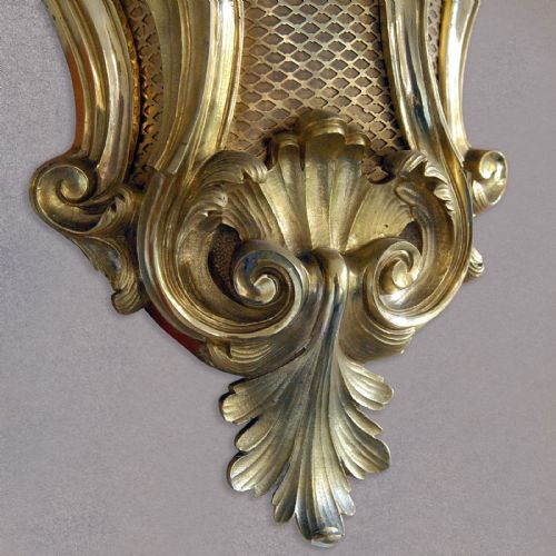 fig 3. Antique Wall Clock, French Louis XV Cartel, Gilt S. Marti c1889