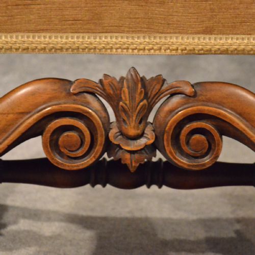 fig 2. Antique Armchair Easy Chair Throne Elbow Large Wide Quality Walnut Frame c1880