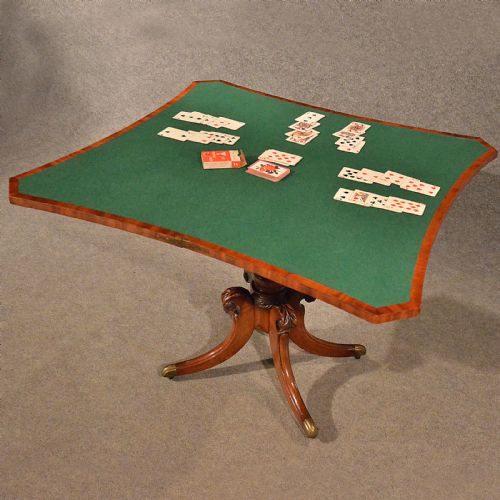 fig 4. Antique Table Card Games Tea Sofa Hall Very Fine Quality English Regency c1830