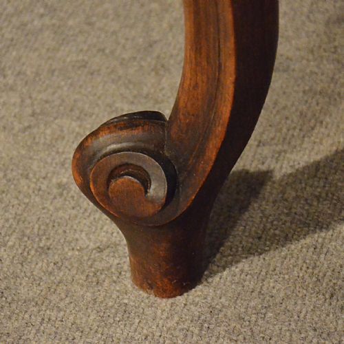 fig 2. Antique Kitchen Dining Table French Beech Large Cabriole Legs 4 - 8 Seater c1930