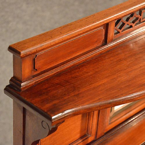 fig 3. Antique Walnut Desk Leather Top Library Writing Table English Victorian c1880