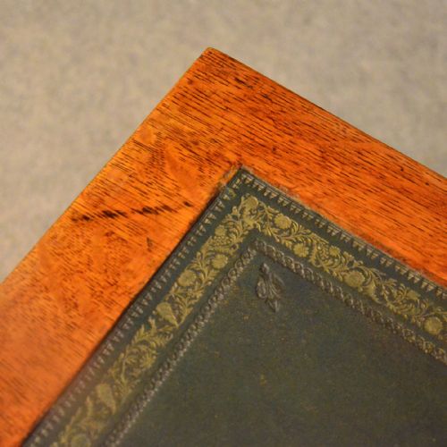 fig 2. Antique Desk Leather Top Library Writing Study Table Edwardian English c1900
