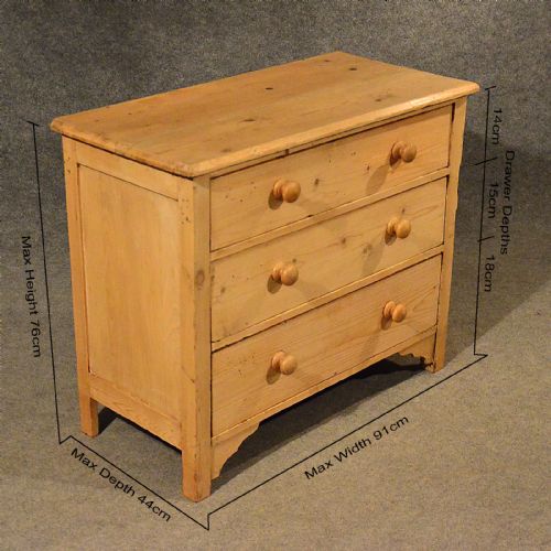 fig 1. Antique Pine Small Chest of Drawers Quality Original English Victorian c1900