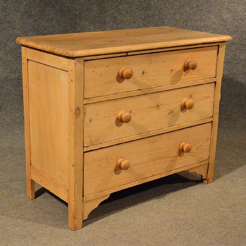 fig 2. Antique Pine Small Chest of Drawers Quality Original English Victorian c1900