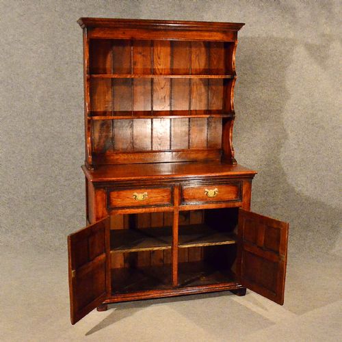 fig 2. Antique Welsh Kitchen Dresser Superior Solid Oak Top Quality Edwardian c1910