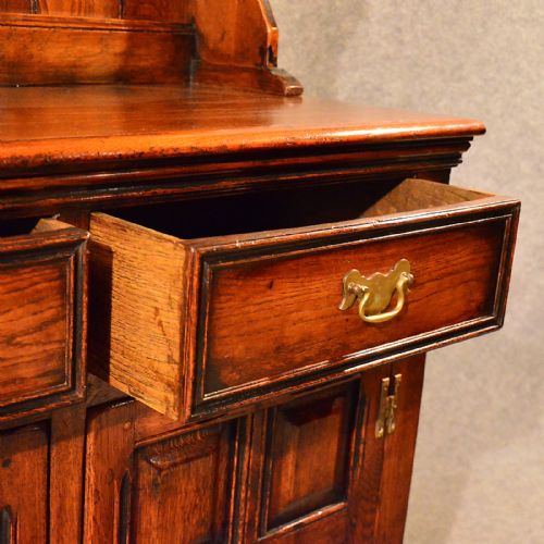 fig 3. Antique Welsh Kitchen Dresser Superior Solid Oak Top Quality Edwardian c1910
